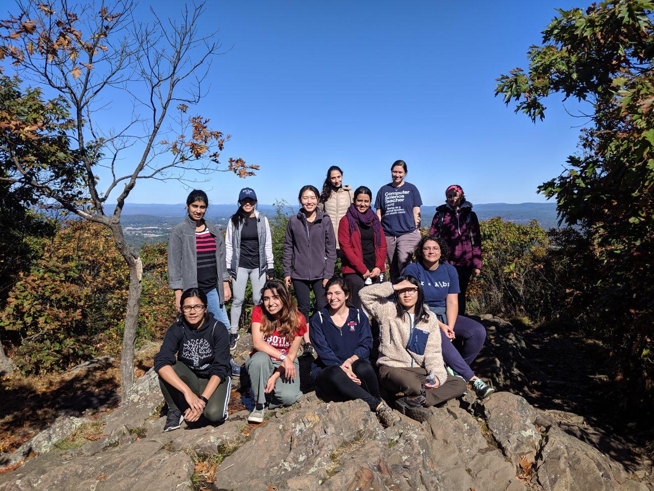 CSWomen hike to Mt. Norwotuck.