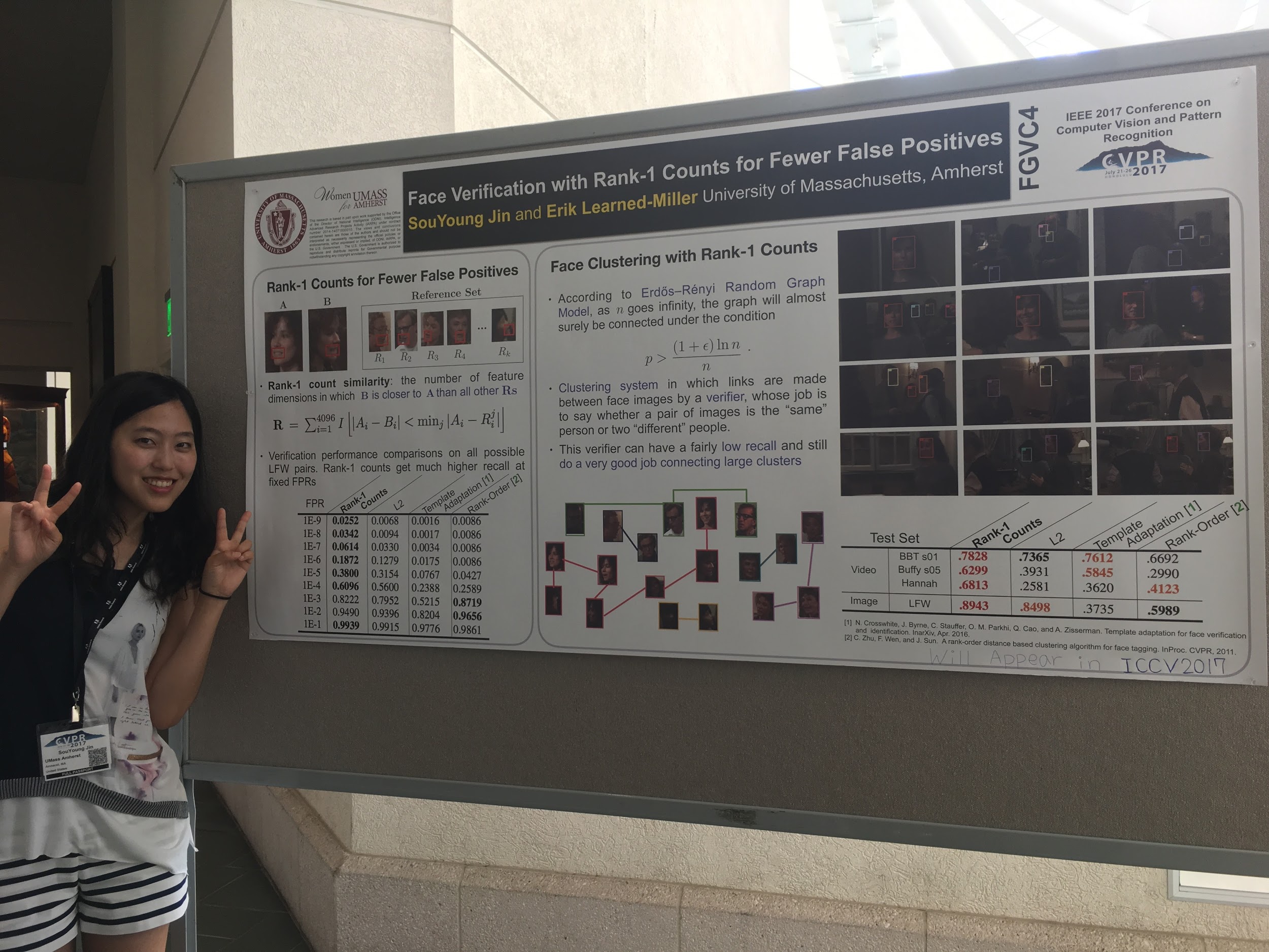 SouYoung at her poster presentation